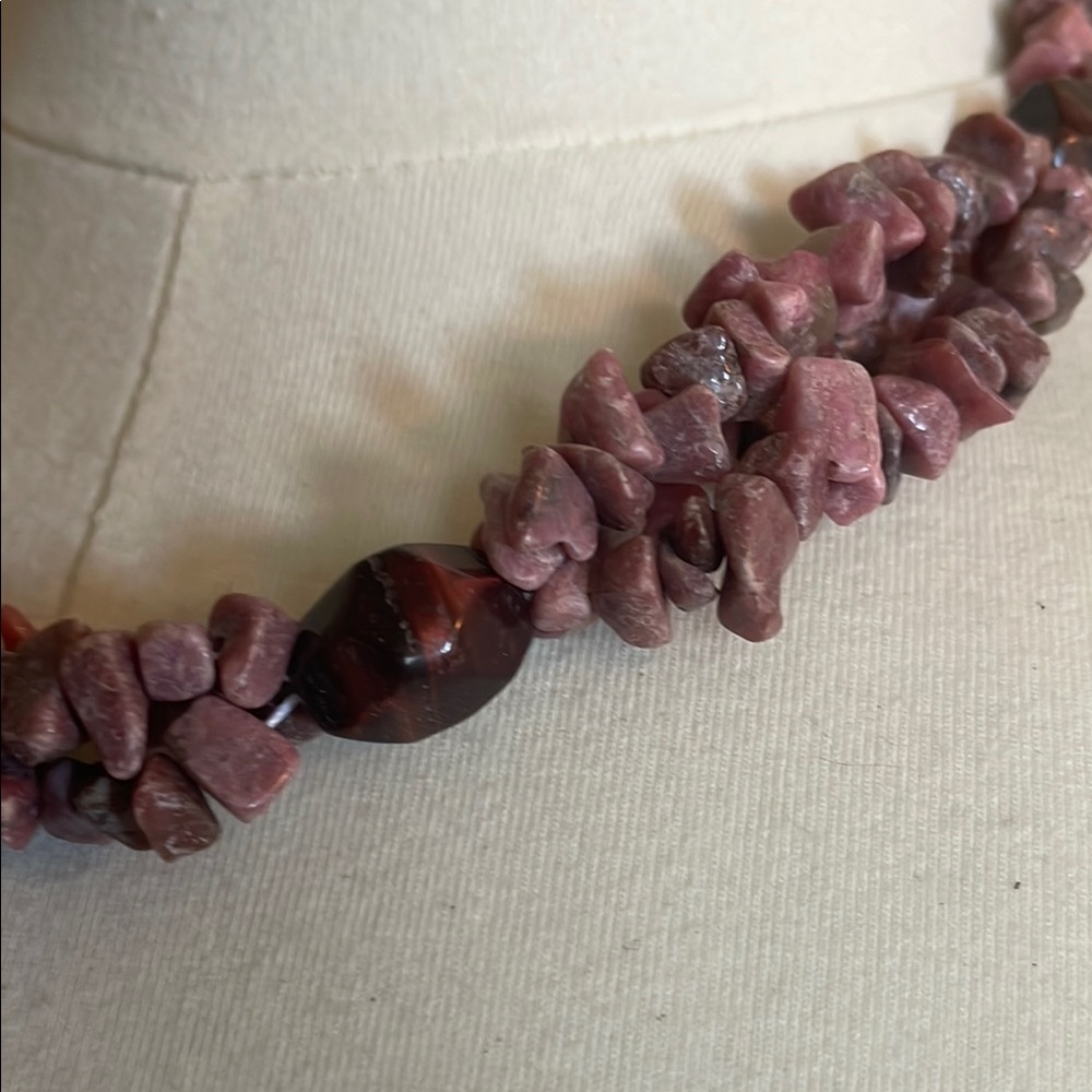 Pink Stone Necklace